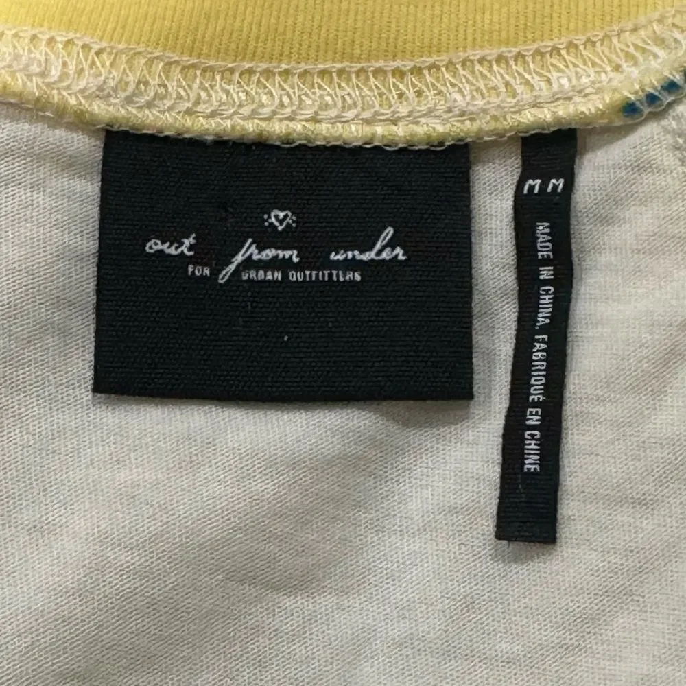 Urban Outfitters Out From Under White Cropped Tee Women’s Medium